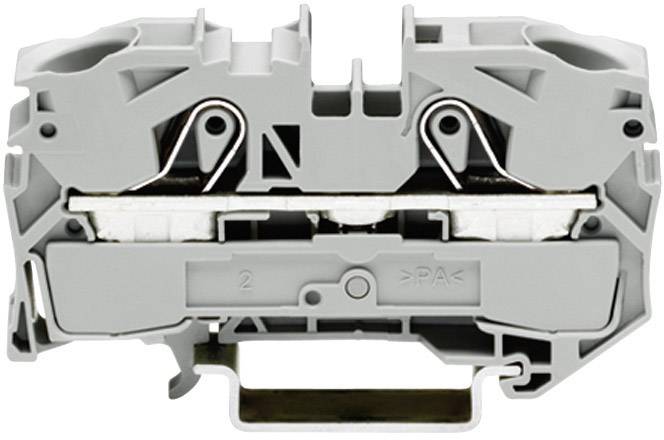 Клемма WAGO 2016-1201, 2 pin, 0.50мм² - 24мм², 800В, 76А, конф: L, (1 шт)
