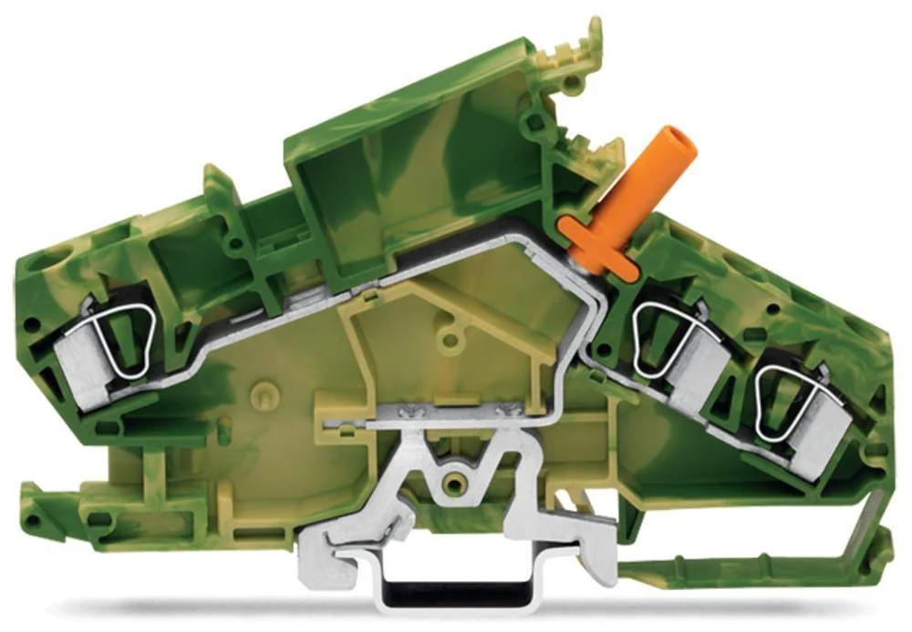 PG клемма WAGO 282-868, 3 pin, 0.20мм² - 6мм², конф: Terre, (20 шт)