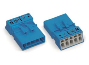 Штекер WAGO 890-1115, 5 pin, 0.25мм²-1.5мм², 400В, 16А, (1 шт)