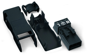 Штекер WAGO 890-113, 3 pin, 0.25мм²-1.5мм², 250В, 16А, (1 шт)