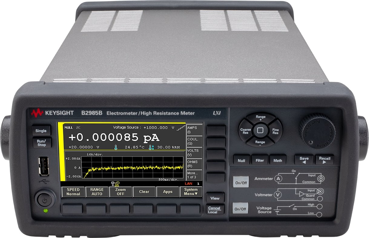 Электрометр/измеритель высокого сопротивления Keysight B2985A 