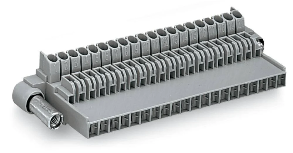 Штифтовая планка WAGO 246-141, 10 pin, 0.08мм² - 2.50мм², 630В, 16А, (30 шт)