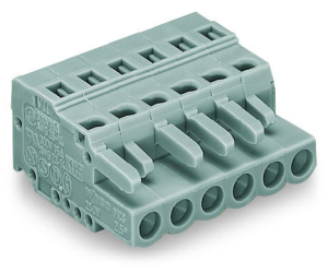 Гнездовой разъем WAGO 231-104/026-000, 4 pin, 320В, 16А, CS: 5мм, (1 шт)