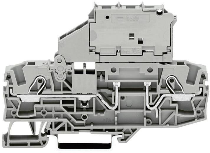Клемма предохранителя WAGO 2006-1611, 2 pin, 0.50мм² - 10мм², 800В, 10А, конф: L, (1 шт)