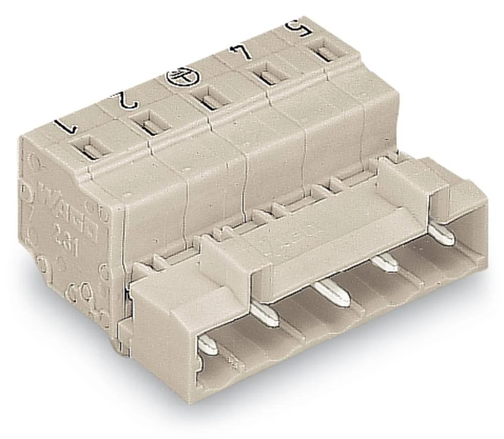 Штифтовая планка WAGO 723-608/018-000, 8 pin, 0.08мм² - 2.50мм², 630В, 12А, CS: 7.50мм, (25 шт)