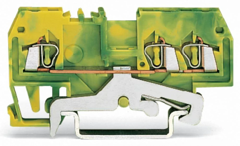 PG клемма WAGO 279-687/999-950, 3 pin, 0.08мм² - 1.50мм², 18А, конф: Terre, (100 шт)