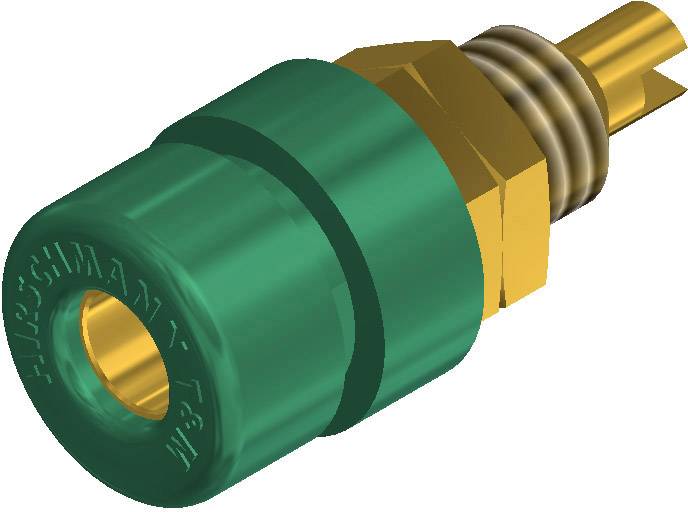 930166701, SKS-HIRSCHMANN BIL 30 Au - Лабораторное гнездо, Ø-контакта: 4 мм, зеленый : 1 шт.