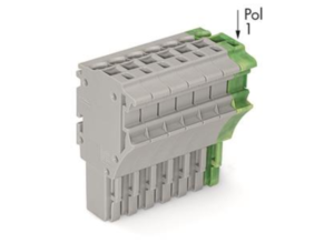 Внутренний разъём WAGO 2022-107/000-036, 7 pin, 0.75мм²-4.0мм², 690В, 24А, CS: 5.2мм, (1 шт)