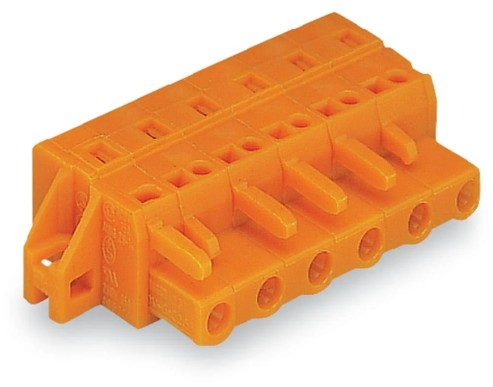 Розетка для подключения кабеля WAGO 231-712/031-000, 12 pin, 0.08мм² - 2.5мм², 630В, CS: 7.62мм, (10 шт)