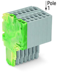 Внутренний разъём WAGO 2020-208/000-037, 8 pin, 0.5мм²-1.5мм², 500В, 13.5А, CS: 3.5мм, (1 шт)