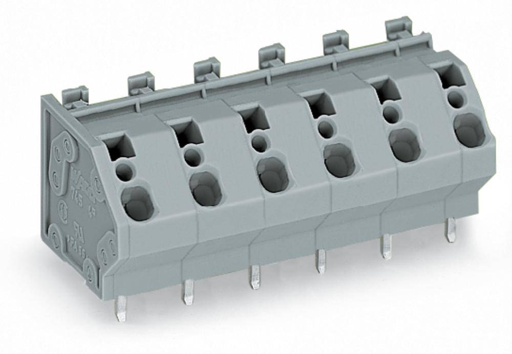 Быстроразъемная клемма WAGO 745-202, 2 pin, 0.08мм² - 4.00мм², 1000В, CS: 10мм, (160 шт)