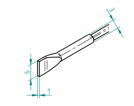 Наконечник для распайки Ersa 0462FDLF060 