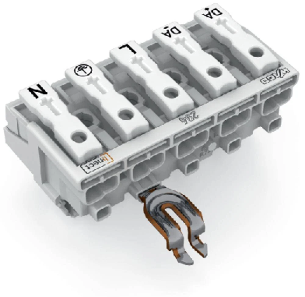 Разъем питания сети WAGO 294-8325, 5 pin, 0.5мм² - 2.5мм², 24А, (250 шт)