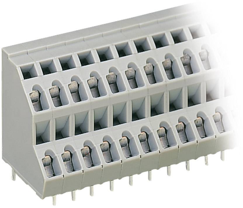 Двухуровневая клемма WAGO 736-302, 4 pin, 0.08мм² - 2.50мм², 320В, 21А, CS: 5.08мм, (1 шт)