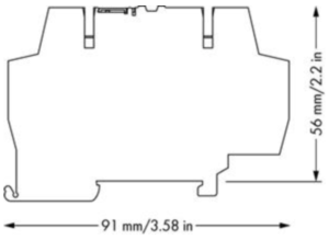 Клемма оптопары WAGO 859-744, 0.08мм²-2.5мм², 300В, 30А, (1 шт)