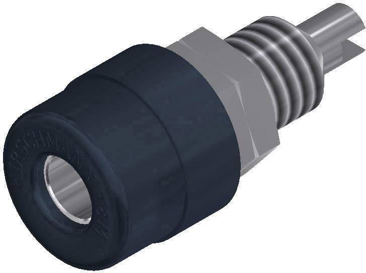 930176100, SKS-HIRSCHMANN BIL 20 - Лабораторное гнездо, Ø-контакта: 4 мм, черный : 1 шт.