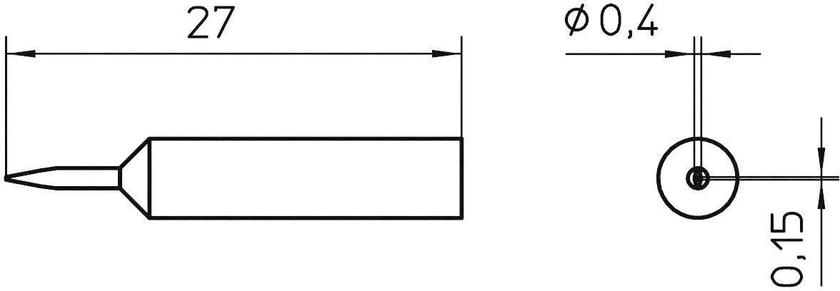 Паяльное жало Weller T0054486299 XNT 1SC