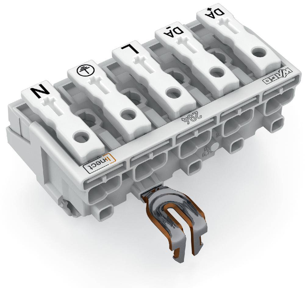 Разъем питания сети WAGO 294-8235, 5 pin, 0.5мм² - 2.5мм², (250 шт)