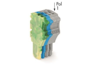 Внутренний разъём WAGO 2020-104/000-039, 4 pin, 0.5мм²-1.5мм², 500В, 13.5А, CS: 3.5мм, (1 шт)