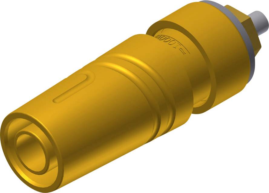 972358703, SKS-HIRSCHMANN SAB 2640 LK Au - Лабораторное гнездо, Ø-контакта: 4 мм, желтый : 1 шт.