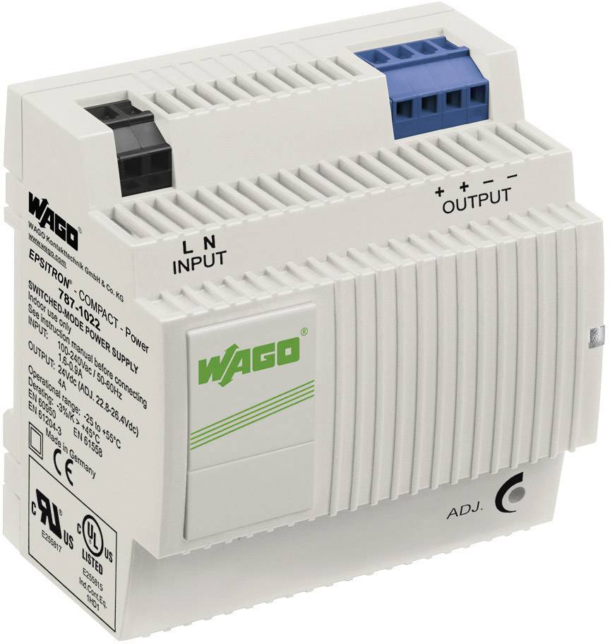 Блок питания на DIN-рейке WAGO 787-1022 EPSITRON® COMPACT POWER