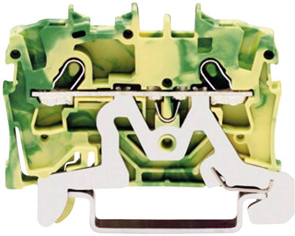 PG клемма WAGO 2001-1207, 2 pin, 0.25мм² - 2.50мм², 18А, конф: Terre, (1 шт)