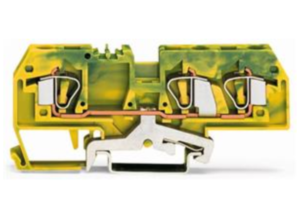 Клеммная колодка заземления WAGO 282-687/999-950, 1 pin, 0.2мм²-6.0мм², 800В, 41А, (1 шт)