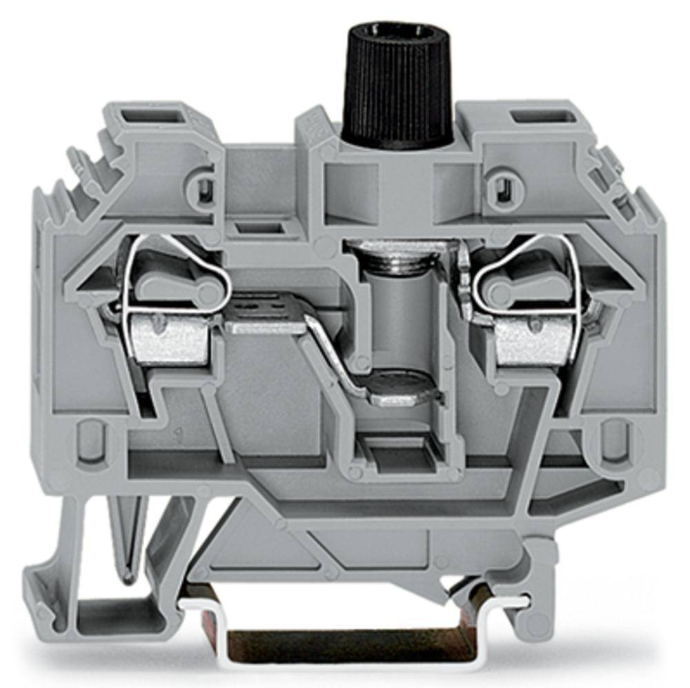Клемма предохранителя WAGO 282-126, 2 pin, 0.20мм² - 6мм², 500В, 10А, конф: L, (40 шт)