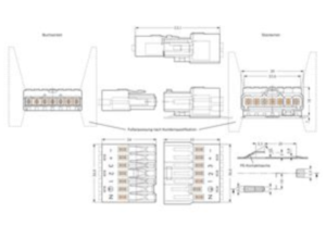 Штекер WAGO 267-518, 4 pin, 500В, 16А, (1 шт)