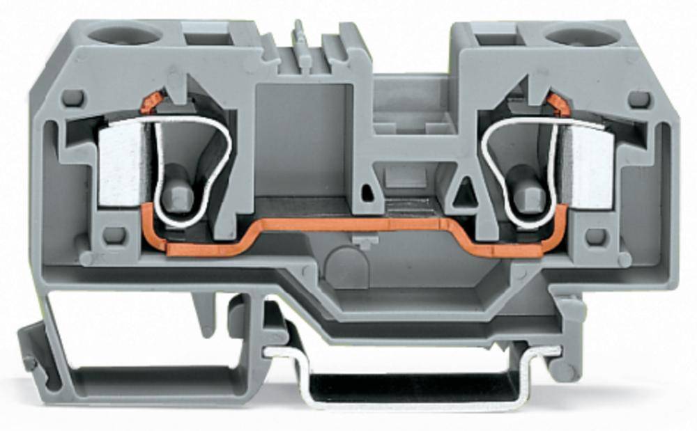 Клемма WAGO 284-992, 2 pin, 0.20мм² - 10мм², 550В, 53А, конф: L, (25 шт)