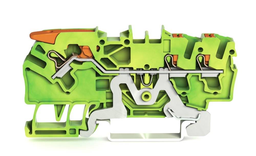 PG клемма WAGO 2102-5307, 3 pin, 0.25мм² - 4мм², 24А, (50 шт)