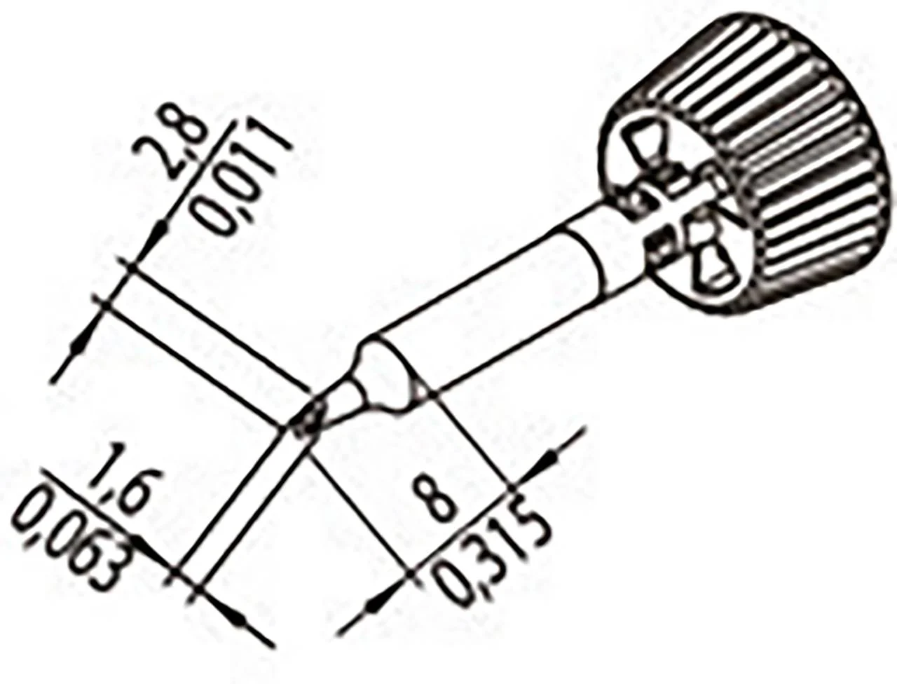 Паяльное жало Ersa 0142WDLF16 