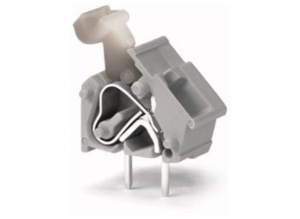 Клемма печатной платы WAGO 256-853, 1 pin, 0.08мм²-2.5мм², 320В, 24А, CS: 7.5мм, (1 шт)