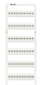 Маркерная карта WAGO 793-677, (1 шт)