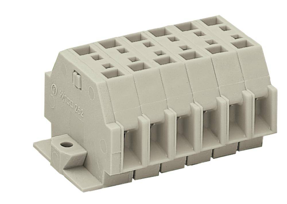 Клеммная колодка WAGO 262-136, 12 pin, 0.50мм² - 4мм², 550В, 23А, конф: L, (100 шт)