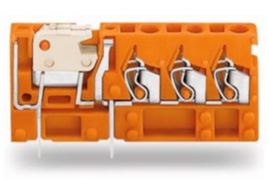 Клемма печатной платы WAGO 742-158, 1 pin, 0.08мм²-2.5мм², 320В, 16А, CS: 5.08мм, (1 шт)