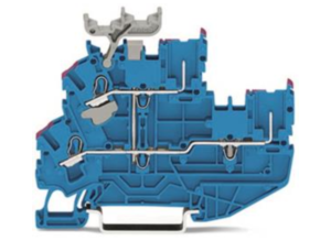 Двухуровневая клемма WAGO 2022-2209/999-953, 2 pin, 0.75мм²-4.0мм², 630В, 20А, (1 шт)