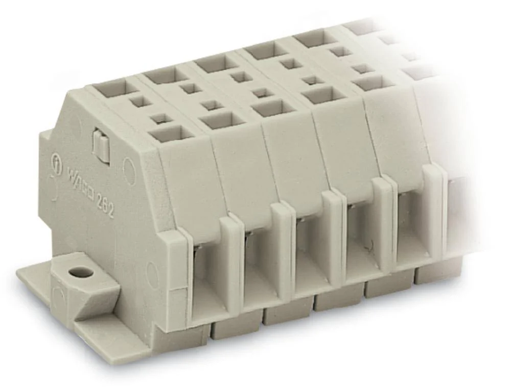 Клеммная колодка WAGO 262-140, 20 pin, 0.50мм² - 4мм², 550В, 23А, конф: L, (25 шт)