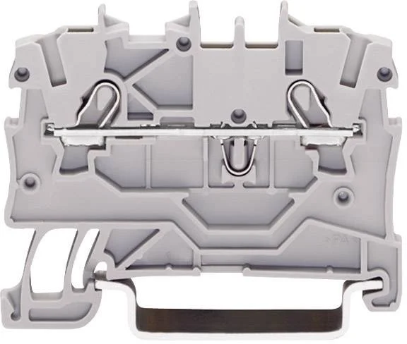 PG клемма WAGO 2000-1207, 2 pin, 0.14мм² - 1.50мм², 13.5А, конф: Terre, (1 шт)