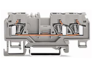 Проходная клеммная колодка WAGO 880-661, 1 pin, 0.08мм²-4.0мм², 400В, 25А, (1 шт)