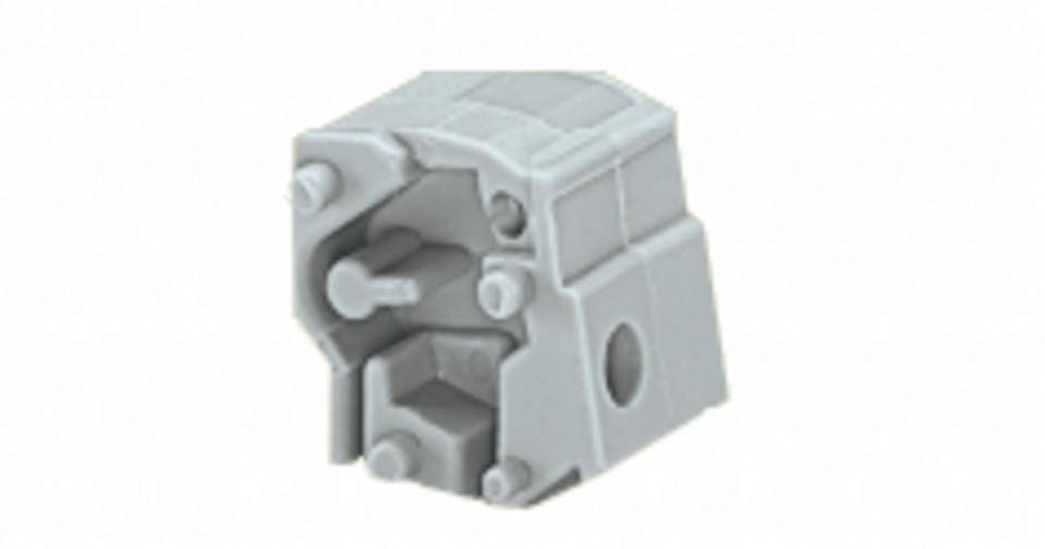 Деталь корпуса WAGO 257-821, 1 pin, CS: 10мм;10.16мм, (300 шт)