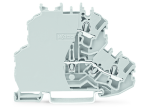 Двухуровневый клеммный блок WAGO 2002-2203/099-000, 2 pin, 0.25мм²-4.0мм², 800В, 24А, (1 шт)