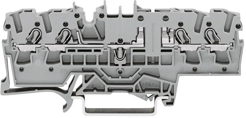 Клемма WAGO 2002-1861, 4 pin, 0.25мм² - 4мм², 250В, 16А, конф: L, (1 шт)