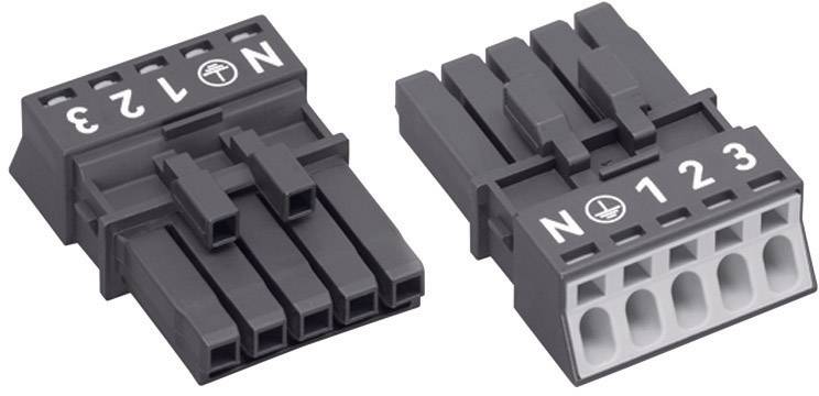 Разъем питания сети WAGO 890-205, 4 pin, 0.25мм² - 1.5мм², 250В, 16А, (1 шт)