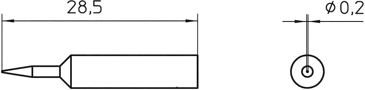 Паяльное жало Weller T0054485299 XNT 1S