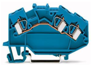 Проходная клеммная колодка WAGO 781-651, 1 pin, 0.08мм²-4.0мм², 1000В, 32А, (1 шт)