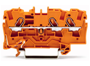Проходная клеммная колодка WAGO 2004-1302, 1 pin, 0.5мм²-6.0мм², 550В, 32А, (1 шт)