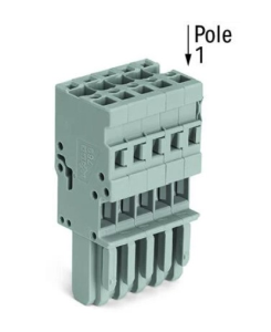 Внутренний разъём WAGO 769-110, 10 pin, 0.08мм²-4.0мм², 500В, 32А, CS: 5мм, (1 шт)