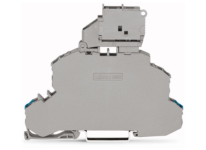 Двухуровневый клеммный блок с предохранителем WAGO 2002-2612, 4 pin, 0.25мм²-4.0мм², 250В, 6.3А, (1 шт)