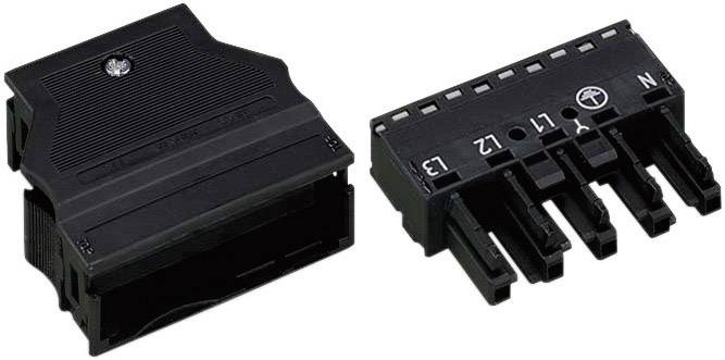Разъем питания сети WAGO 770-105/L010-165, 4 pin, 0.5мм² - 4мм², 400В, 25А, (1 шт)